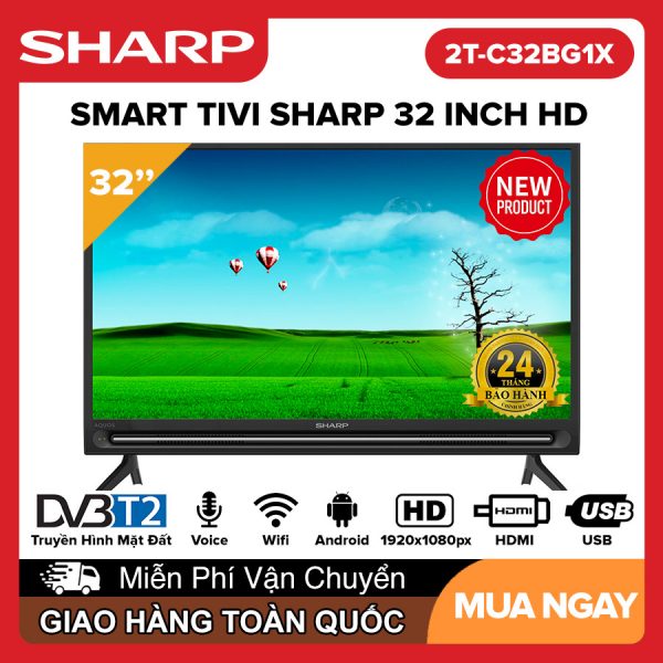 Smart Voice Tivi Sharp 32 inch Full HD