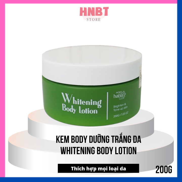 Riori whitening body lotion 200g-kem tắng da mặt