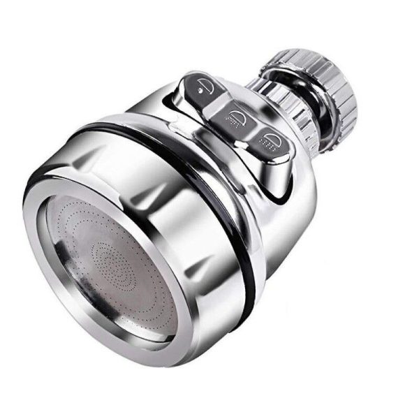 Đầu vòi rửa chén 3 cấp bậc điều chỉnh tăng áp lực nước 360 độ - Koreawind