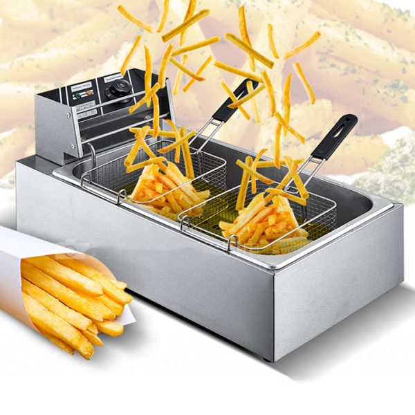 Bếp Chiên Nhúng Điện Giá R.ẻ - Loại 1 Ngăn 12L
